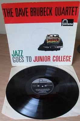 £8 • Buy Dave Brubeck Quartet.jazz Goes To Junior College Fontana Tfl5002