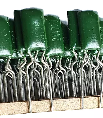 [10pcs] 4.7nF 4n7 4700pF 0.0047uF 100v Mylar Capacitor 2A472J Taped–ref:a206 • £1.35