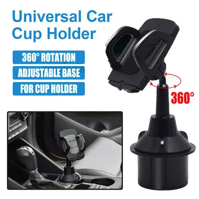 Universal Car Cup Holder Stand Cradle Adjustable 360 Degree Cell Phone Mount AU • $12.99