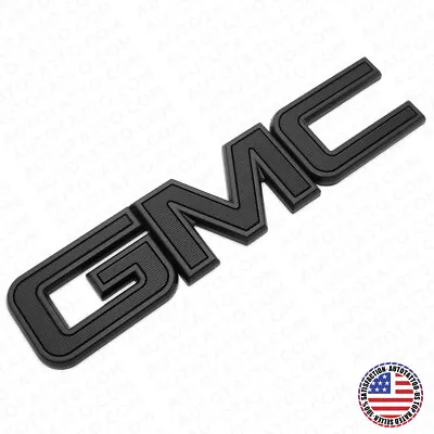 14-19 GMC Sierra Canyon Tailgate Letter Logo Emblem Adhesive Nameplate Blackout • $29.99