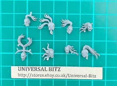 Daemonettes Heads X 8 H Daemonette Slaanesh Chaos Daemons Warhammer 40K R5 F • £5.99