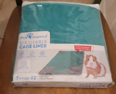 Paw Inspired PopCorner Guinea Pig Cage Liners Washable Fleece Bedding Guinea Pig • $44.99