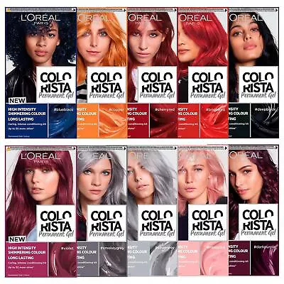 L'Oreal COLORISTA Permanent Hair Colour Gel - VARIOUS SHADES BLEACH • £7.99