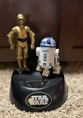 C-3PO & R2-D2 Electronic Talking Bank Thinkway Toys 1995 W Star Wars Music • $25