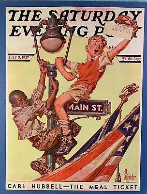 J.C. Leyendecker - Cover Only - Saturday Evening Post July 3 1937 • $25