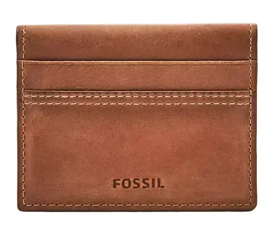 Fossil Front Pocket Wallet Bifold Brown SML1737200 • $30