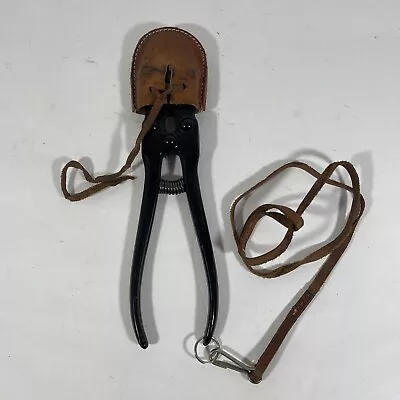 WW2 Era Swedish Military Wire Cutters With Leather Protective Cover Mint  • $110.24