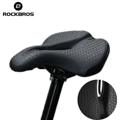 ROCKBROS Road MTB Bike Saddle Cycling Gel Cushion Pad Saddle Seat Soft Comfort • $16.99