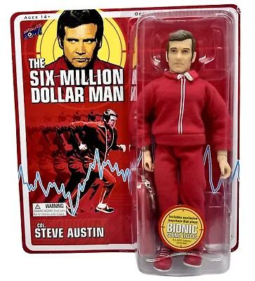 Steve Austin The Six Million Dollar Man Action Figure 8” Bif Bang Pow 2012 New • $129.99