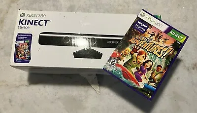 Xbox 360 Kinect Sensor With Kinect Adventures - Includes Original Box • $25