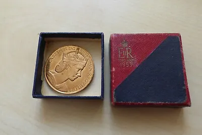 1953 Queen Elizabeth II Coronation Souvenir Medal Rolls Royce In Box • £49.99