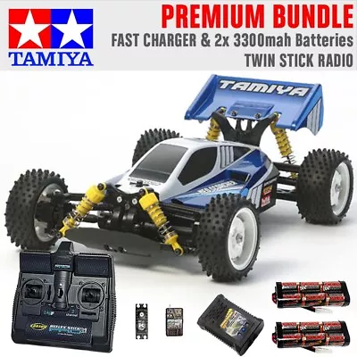 TAMIYA RC 58568 Neo Scorcher Buggy (TT-02b) 1:10 Premium Stick Radio Bundle • £214.95