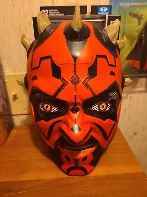  Star Wars Darth Maul Electronic TALKING  Helmet Mask 2011 Sith (10.5  X 7  )  • £21.20