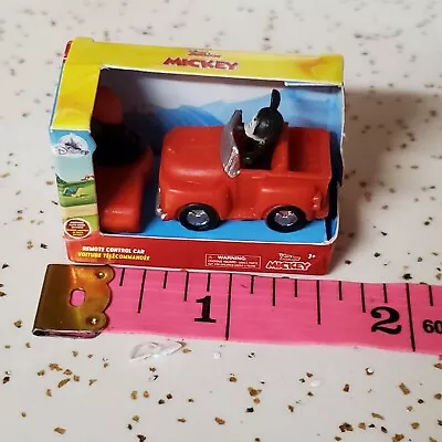 New Boxed Dollhouse Miniature Toy Mickey Mouse Remote Control Car Scale 1/12 • $1.25