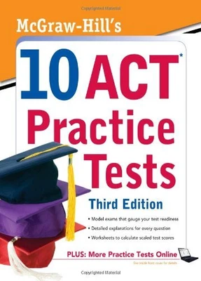 £4.55 • Buy McGraw-Hill's 10 ACT Practice Tests, ..., Dulan, Steven
