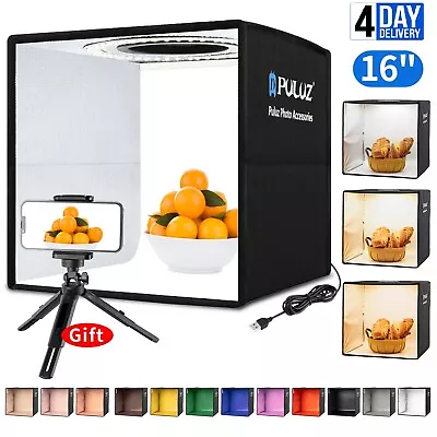 16  Large Portable LED Photo Light Box Shooting Tent Studio Photography 144LED • $38.99
