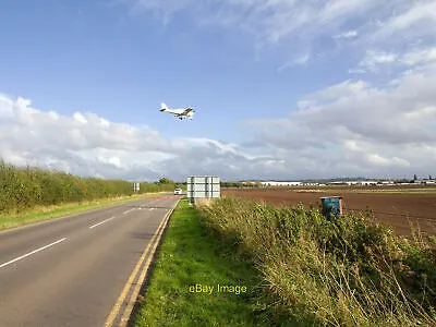 Photo 12x8 Light Aircraft Landing At Wellesbourne Airfield A Tecnam P.2002 C2013 • $7.46