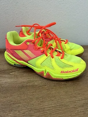 Babolat Shadow Spirit Tennis Squash Pickle Ball Badminton Shoe Women’s Size 7.5 • $34.99