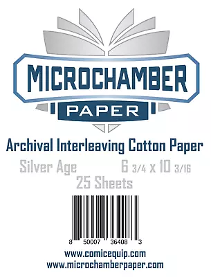 MicroChamber Paper Silver Size 25 Sheets 6-3/4  X 10-3/16  • $14.99