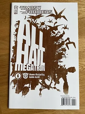 £4.49 • Buy The Transformers, All Hail Megatron #6, Cover B, IDW Comics
