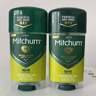 2 X Mitchum Power Gel Anti-Perspirant - Deodorant Mountain Air 2.25 Oz  • $14.99