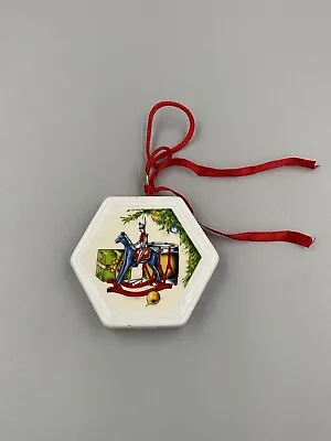 Vintage Christmas Memories 3”  Porcelain Ornament ~ No Scent Pellets Or Box • $11