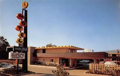 SUNDIAL MOTEL Mountain View CA Roadside Hadreas C1960s Chrome Vintage Postcard • $6.19