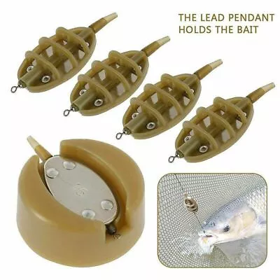 For Carp Fish Tackle Inline Method Feeders Bait Holder Mould Kit Lead Sinker • $21.14