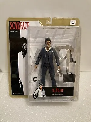 Mezco Toys 2005 Tony Montana Scarface  The Player  Action Figure. Black Edition • $75