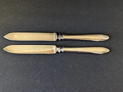 1834 J Russell & Co #12 Fruit Knives Silver-Plated No Monogram 6.25  2 Available • $15