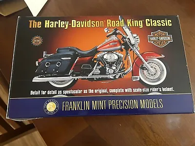 Franklin Mint Harley Davidson 1999 Road King Classic Motorcycle 1:10 New Rare • $170