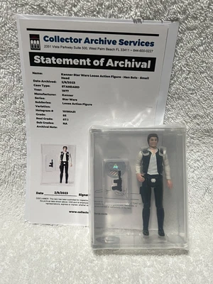 $325 • Buy Star Wars Small Head Molded Legs Han Solo CAS 85 Hong Kong Not AFA First 12 1977