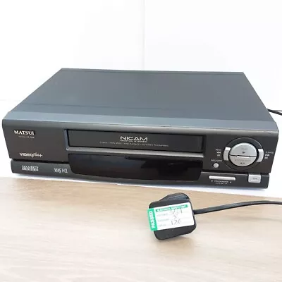 Matsui VP 9608 VHS Video Cassette Recorder VCR 4 Head Video Plus Nicam NO Remote • £39.99