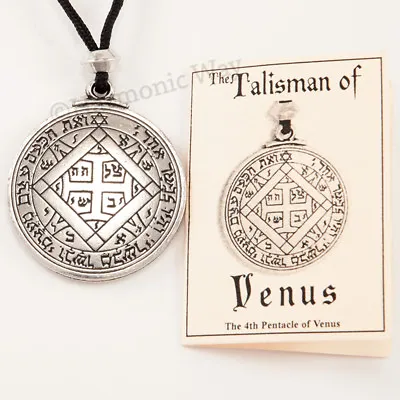 TALISMAN Of VENUS Magic Pentacle Solomon Seal Pendant Necklace Love Jewelry • $19.99