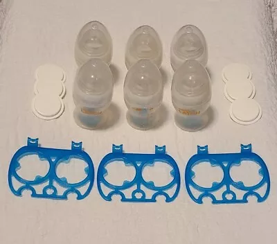 Munchkin LATCH Bottle Anti-Colic 4 Ounce Stage 1 *Lot Of 6* W/Dishwasher Inserts • $20