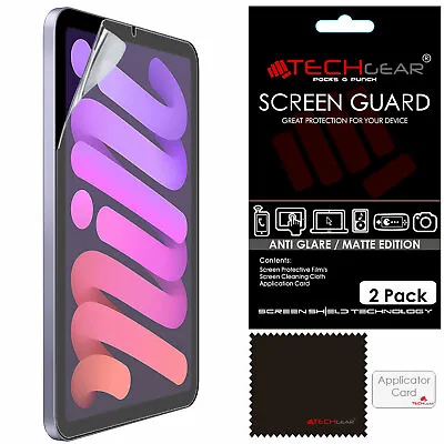 2x TECHGEAR MATTE ANTI GLARE Screen Protector For Apple IPad Mini 6 6th Gen 2021 • £2.95