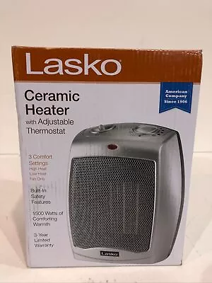 Lasko 754200 Ceramic Heater With Adjustable Thermostat New Other • $23.49