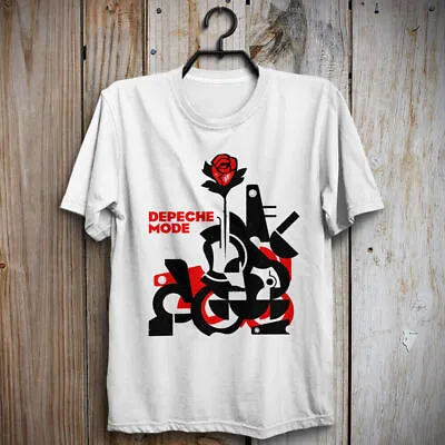 Vtg Depeche Mode Band T Shirt For Men Women White Full Size A1245 • $18.28