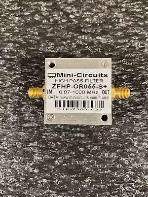 Mini Circuits ZFHP-OR055-S+ High Pass Filter • $20