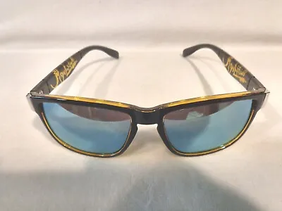 Quicksilver Men's Black Yellow Mirrored Square Sunglasses • $14.95
