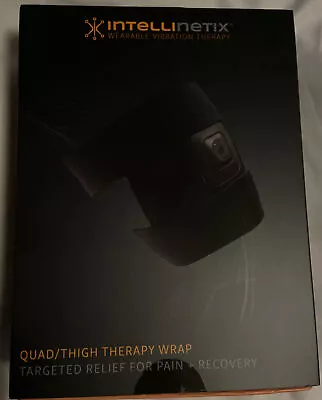 Intellinetix Vibrating Quad And Thigh Therapy Compression Wrap - Universal • $35