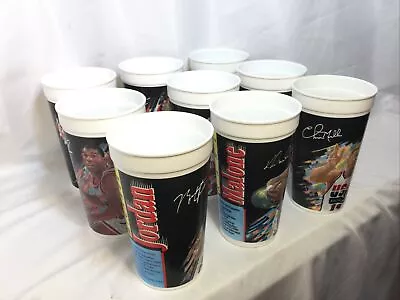 Set Of 9 1992 USA Olympic Dream Team Cups Jordan Vintage McDonald’s • $50