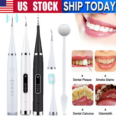 $13.85 • Buy Ultrasonic Dental Scaler Electric Tooth Whitening Cleaning Tool Calculus Remover