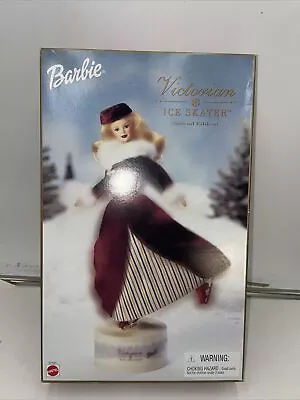 Barbie Avon Victorian Ice Skater Special Edition With Musical Wind-Up Stand 2000 • $11.69