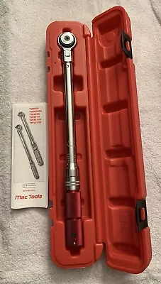 Mac Tools 3/8” Drive Flex Round Head Micro Adjustable Torque Wrench W/Case • $349.99