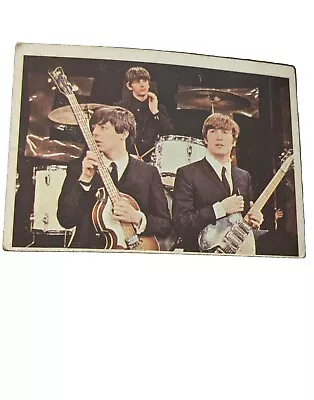 Beatles Color Cards Bubble Gum Card Number 34 • $5.99