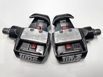 Vintage TIME Sport Multireflex Single Sided Clipless Black Pro Pedals Road • $34