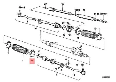 Genuine BMW E21 E30 E36 E39 Z8 Set Of 4 Clamps For Steering Rack Boot • $19.51