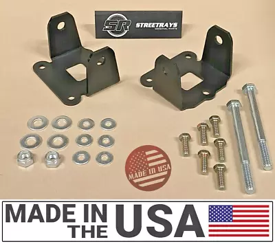 [SR] Heavy Duty SBC Solid Engine Motor Mount Clamshells 78-88 Pontiac Bonneville • $48.22