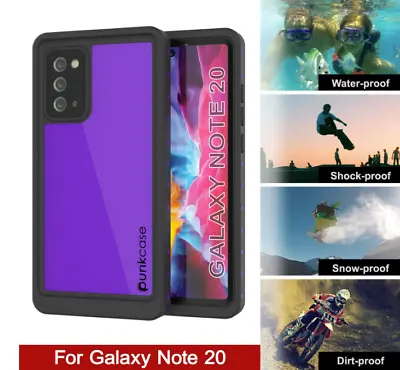 PunkCase StudStar Series Waterproof Case For Samsung Galaxy Note 20 Snowproof • £18